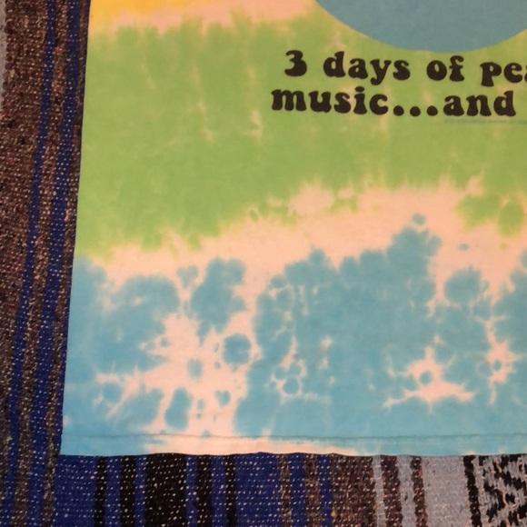 Liquid Blue Woodstock Tie Dye Tee Shirt - Picture 8 of 12